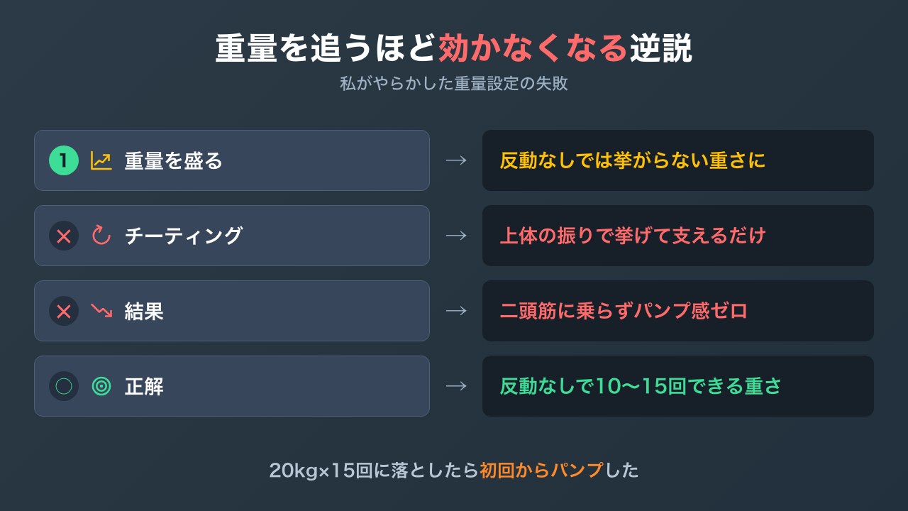 チーティングで負荷が抜ける仕組みの図解